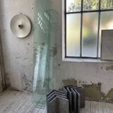 Roche Bobois stone and glass sculpture shelf 1970s