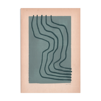 Painting on paper by Eawy