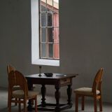 19th-century Baroque side table in oak, Danish cabinetmaker, 1800s