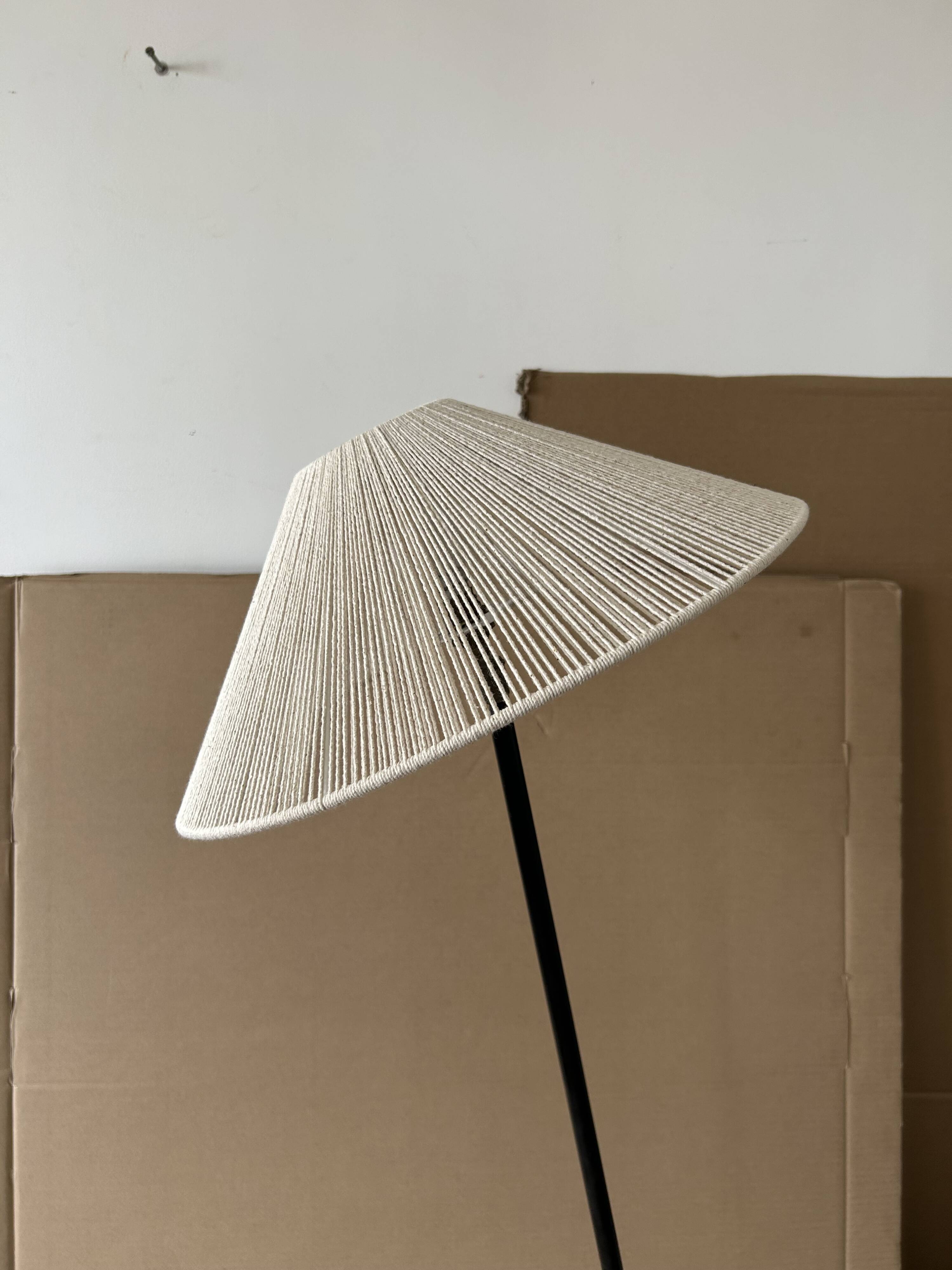 1950s magazine rack floor lamp