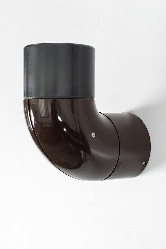 Vintage Black Plastic Spotlight
