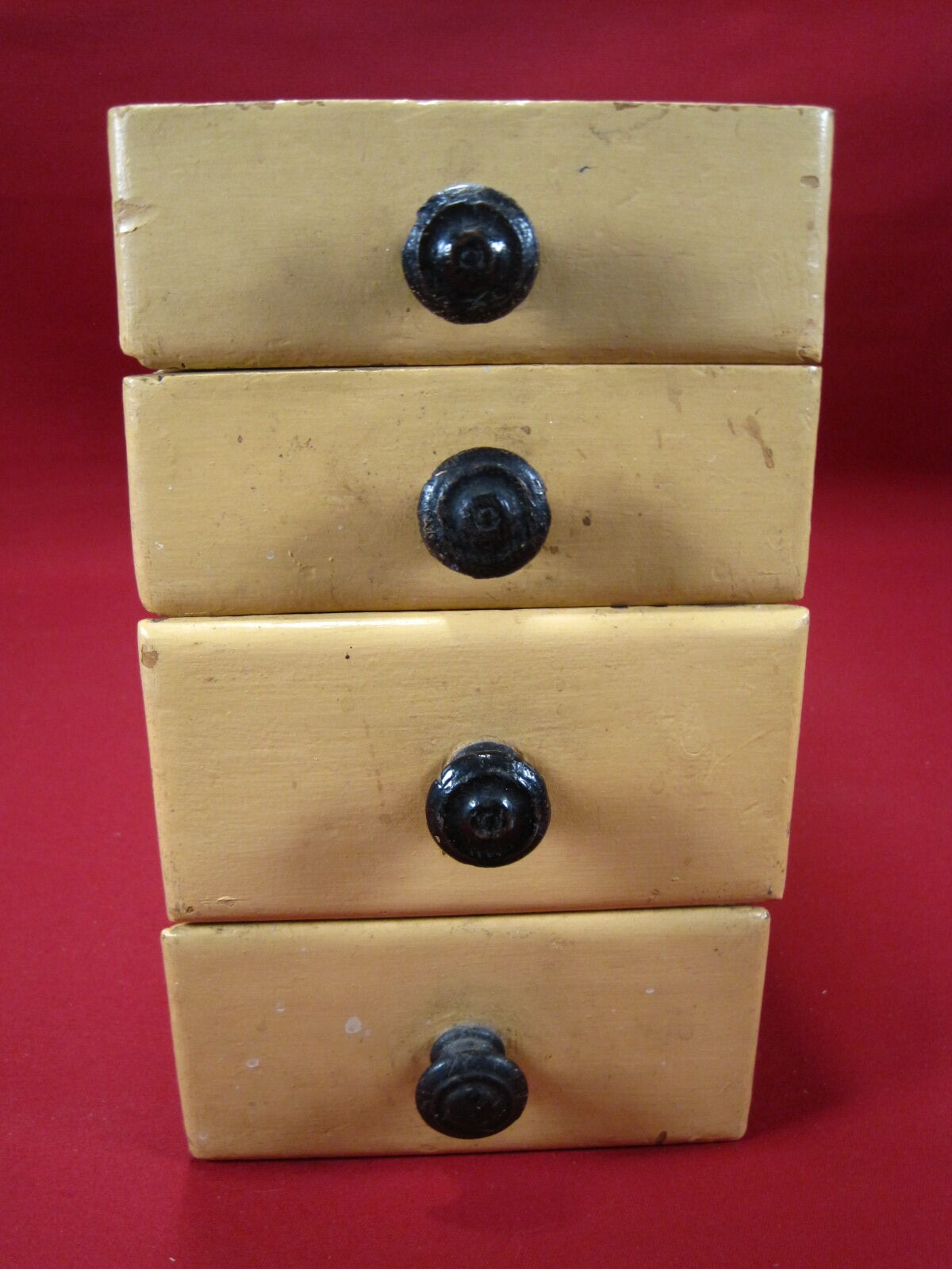 Lot of 4 vintage wooden drawers for craft furniture Rangement Workshop - Garage - Lot No.4