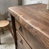 Solid elm aranjou chest of drawers