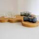 Serving platter in oak by Alvar Aalto for Iittala