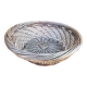 Corbeille   Osier tressé gris argenté