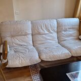 Canapé Ligne Roset Marsala – Michel Ducaroy – plexiglas fumé – vintage