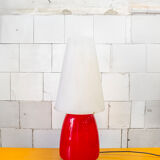 Italian table Lamp double light in Murano Glass from Vistosi, 1960s