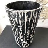 Vintage black vase