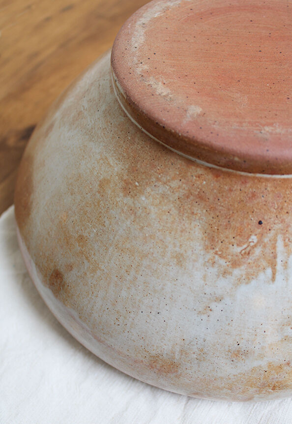 Vintage stoneware salad bowl