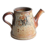 Vintage stoneware pottery, glazed ceramic jug by Jean Pierre Prudhomme.