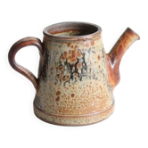 Vintage stoneware pottery, glazed ceramic jug by Jean Pierre Prudhomme.