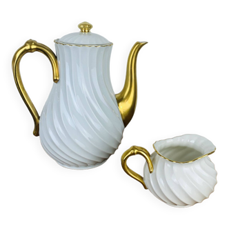 Haviland Limoges teapot and milk jug