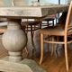 Monastery table - sun - in solid old oak - length 375 cm