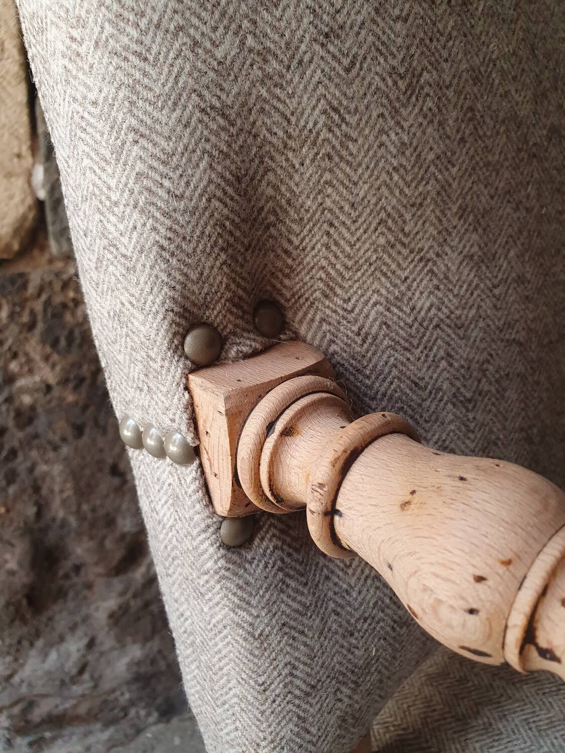 Pair of Louis XIII style armchairs