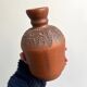 Vintage terracotta pottery ceramic vase