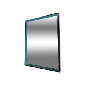 Miroir bleu rectangulaire italien