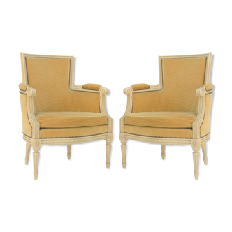 Pair of Louis XVI-style armchairs