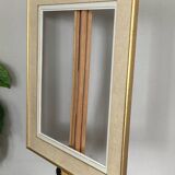 Frame in gilded wood and canvas 1950s/60s