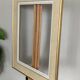 Frame in gilded wood and canvas 1950s/60s