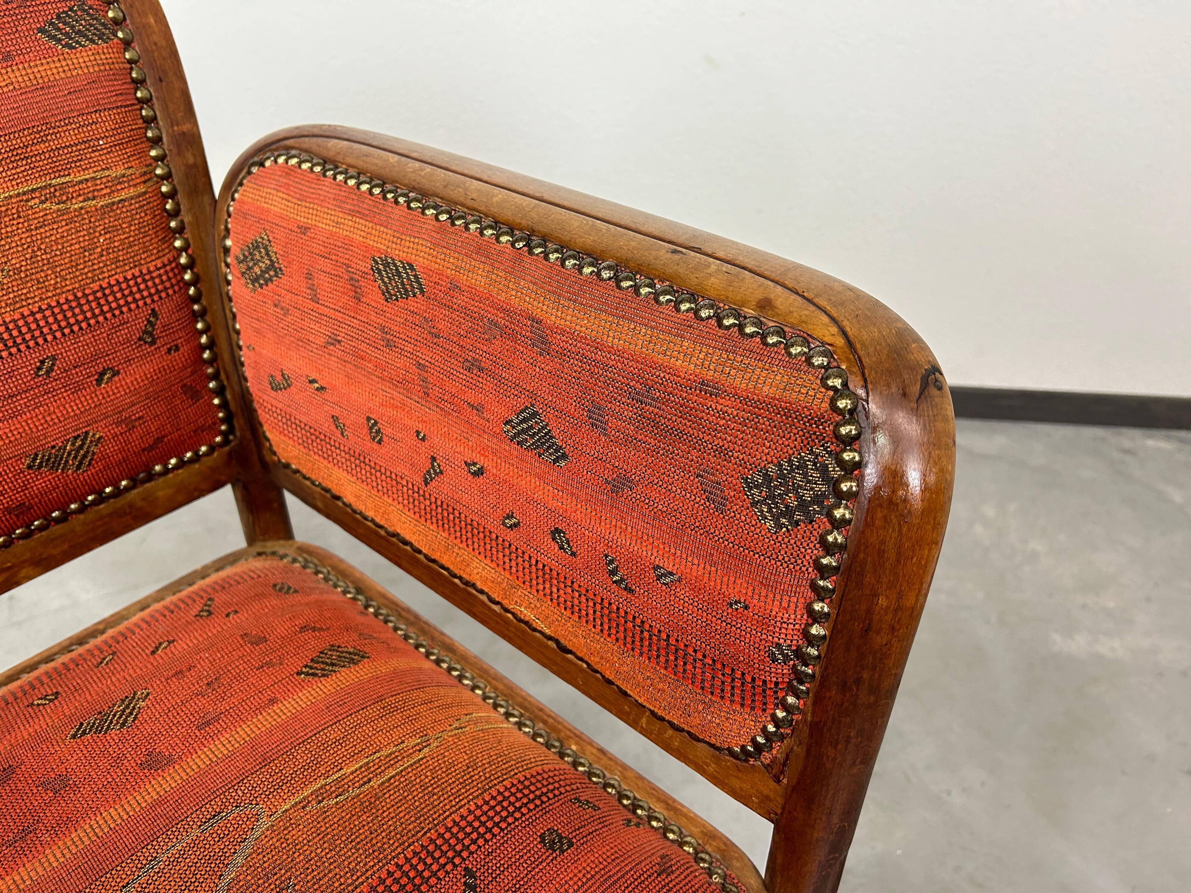 Secession office chair attributed to Marcel Kammerer for Thonet.