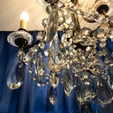 Crystal chandelier diamond cut 9 fires 1880