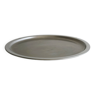 Round stainless steel tray