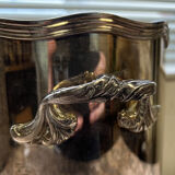 Two silver metal ice buckets hallmarked around 1900