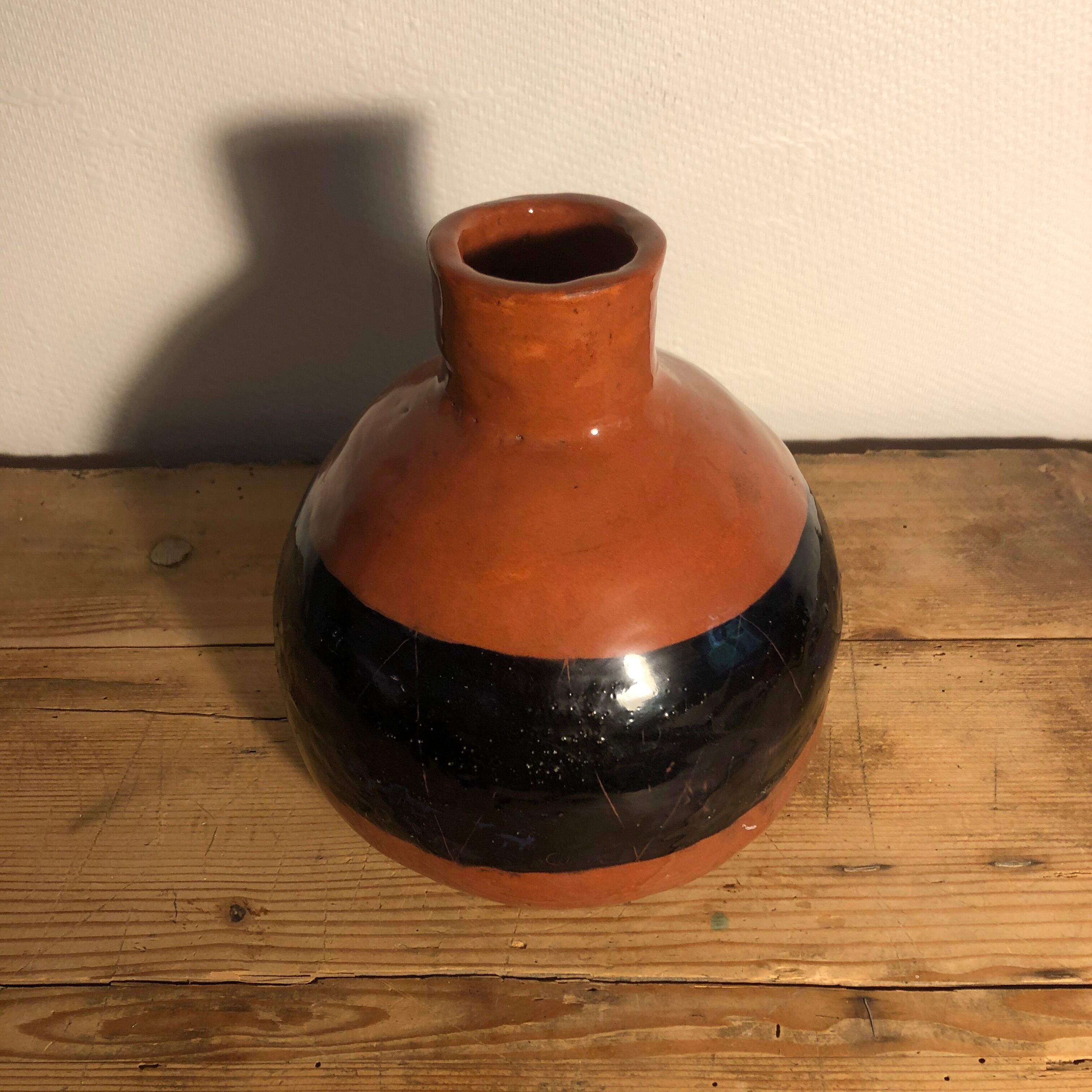 Ceramic ball vase