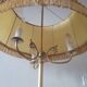 Lampadaire tripode laiton - 3 feux Style baroque - 1960