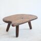 Wooden free-form coffee table