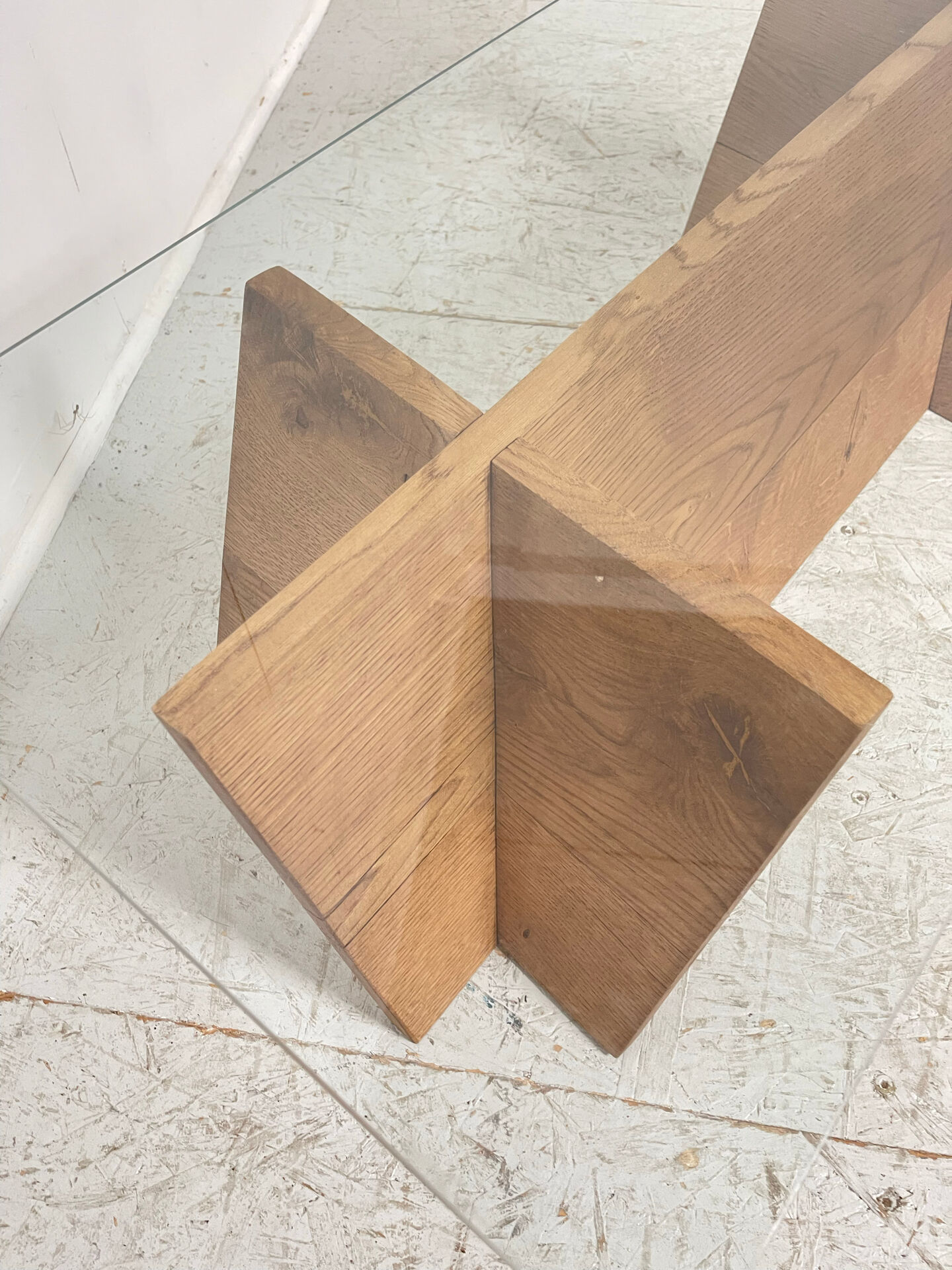 Oak coffee table from around 1960.