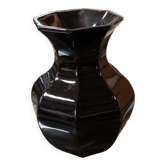 Vase cristal noir