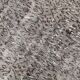 Gray & black floral turkish vintage rug