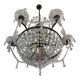 Crystal balloon chandelier from the 1960s.