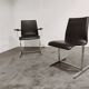 Vintage chrome dining chairs, 1970s