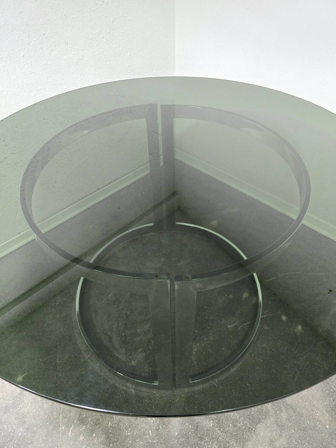 Table de salle à manger Vittorio Introini avec chaises Cuneo 1970