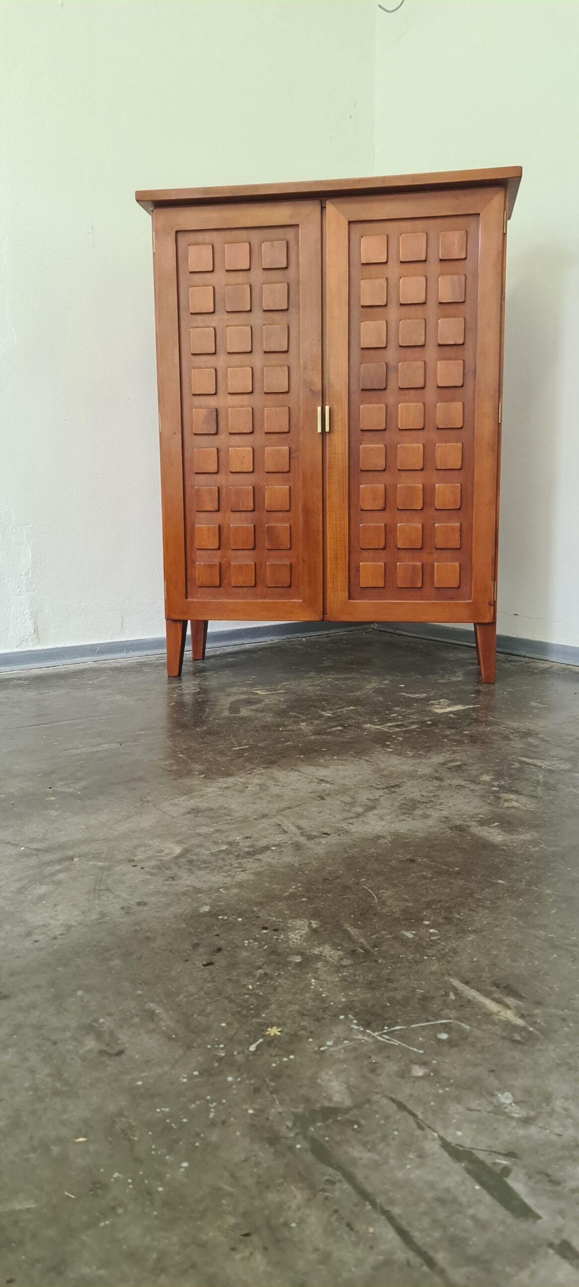 Vintage almost Brutalist cupboard