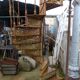 XXeme iron-cast spiral staircase