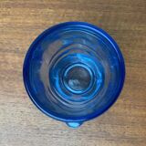 Blue glass vase model 20064 in Mid-Century style by Vladislav Urban for Hermanova Hut, 1960s.