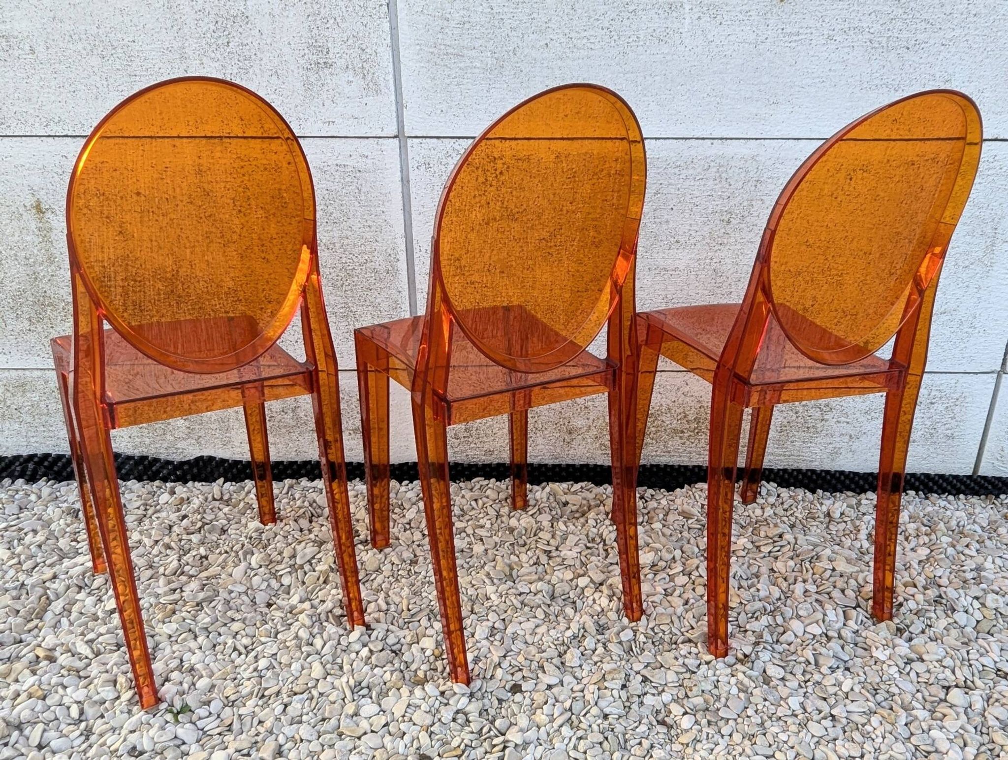 Ghost chairs Kartell design Starck