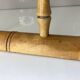 old Bamboo style wall coat rack