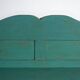 Banc ancien peint vert en bois de pin – Europe centrale, vers 1910