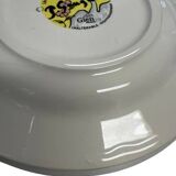 Assiette à dessert Gien, Léda 1889, musée Gauguin Tahiti