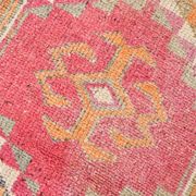 3x12 Pumpkin Orange & Pink Turkish Runner Rug, 83x392Cm