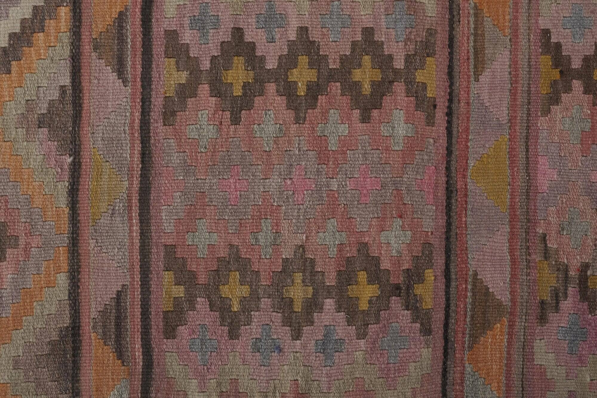 Vintage Turkish hallway rug 70x697 cm