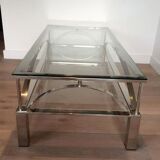 Chrome coffee table