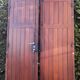 Double entrance door 227x142.2cm oak multi-point lock and frame