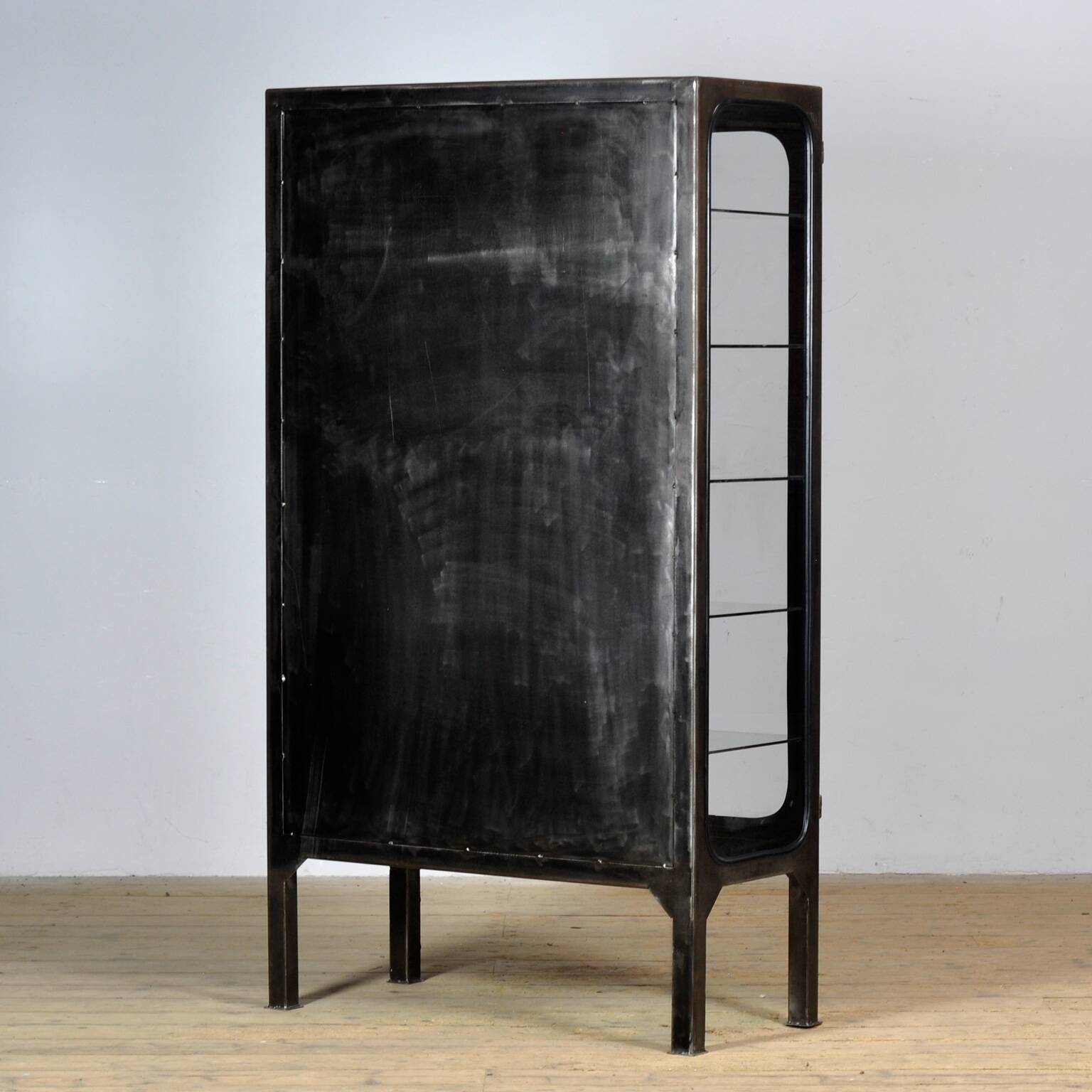 Polished medical cabinet, 1970s