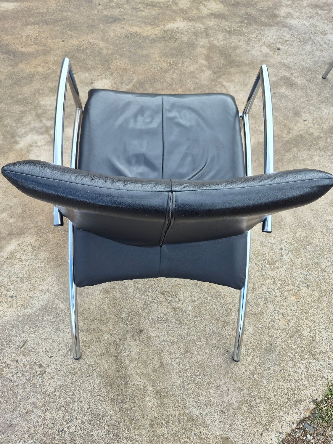 Set 2 postmodern tubular Sit easy chair Kebe Denmark 1980s