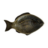 Vintage olive green fish Slurry